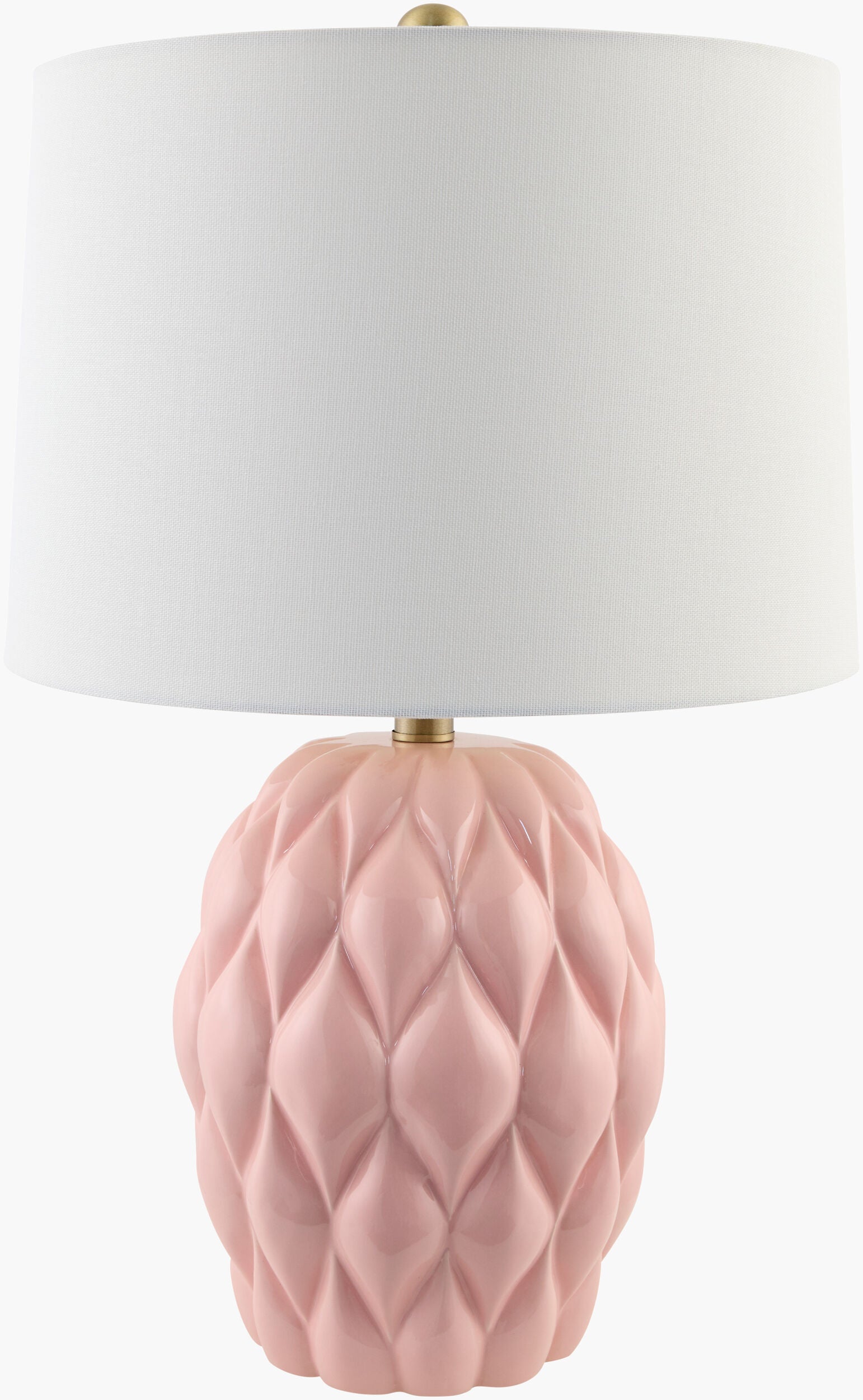 Cagli Accent Table Lamp — Pink