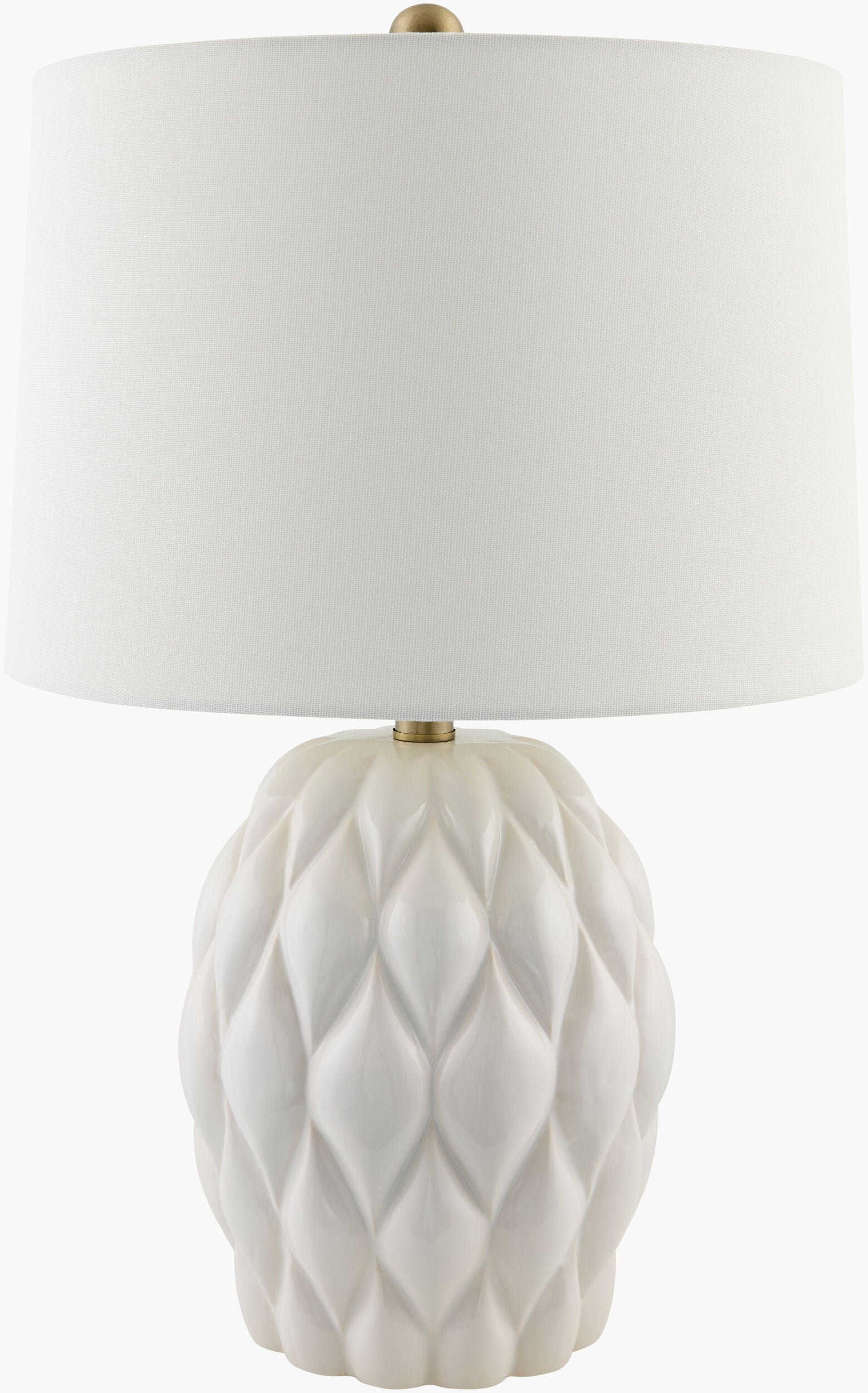 Cagli Accent Table Lamp — White