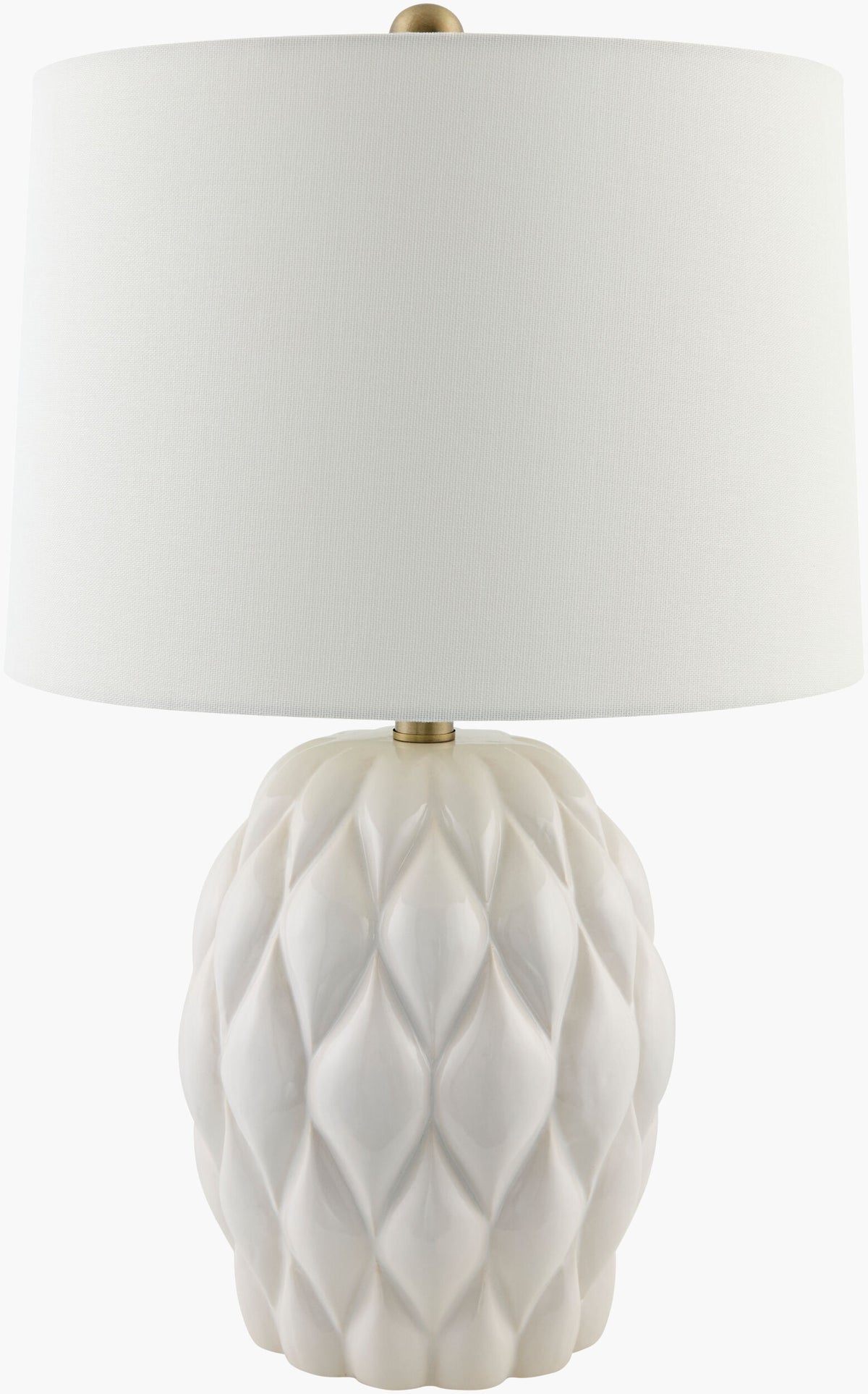 Cagli Accent Table Lamp — White