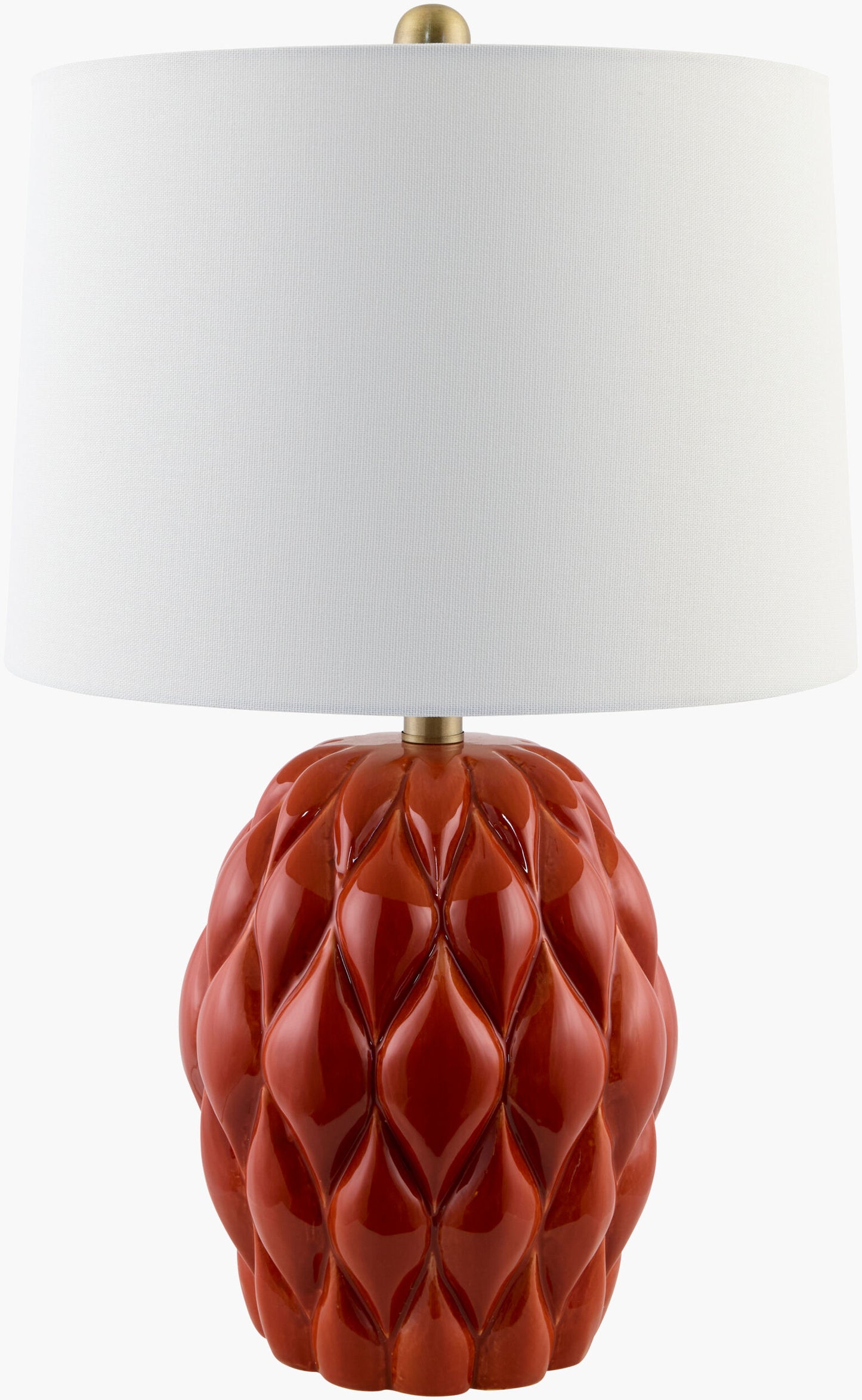 Cagli Accent Table Lamp — Red