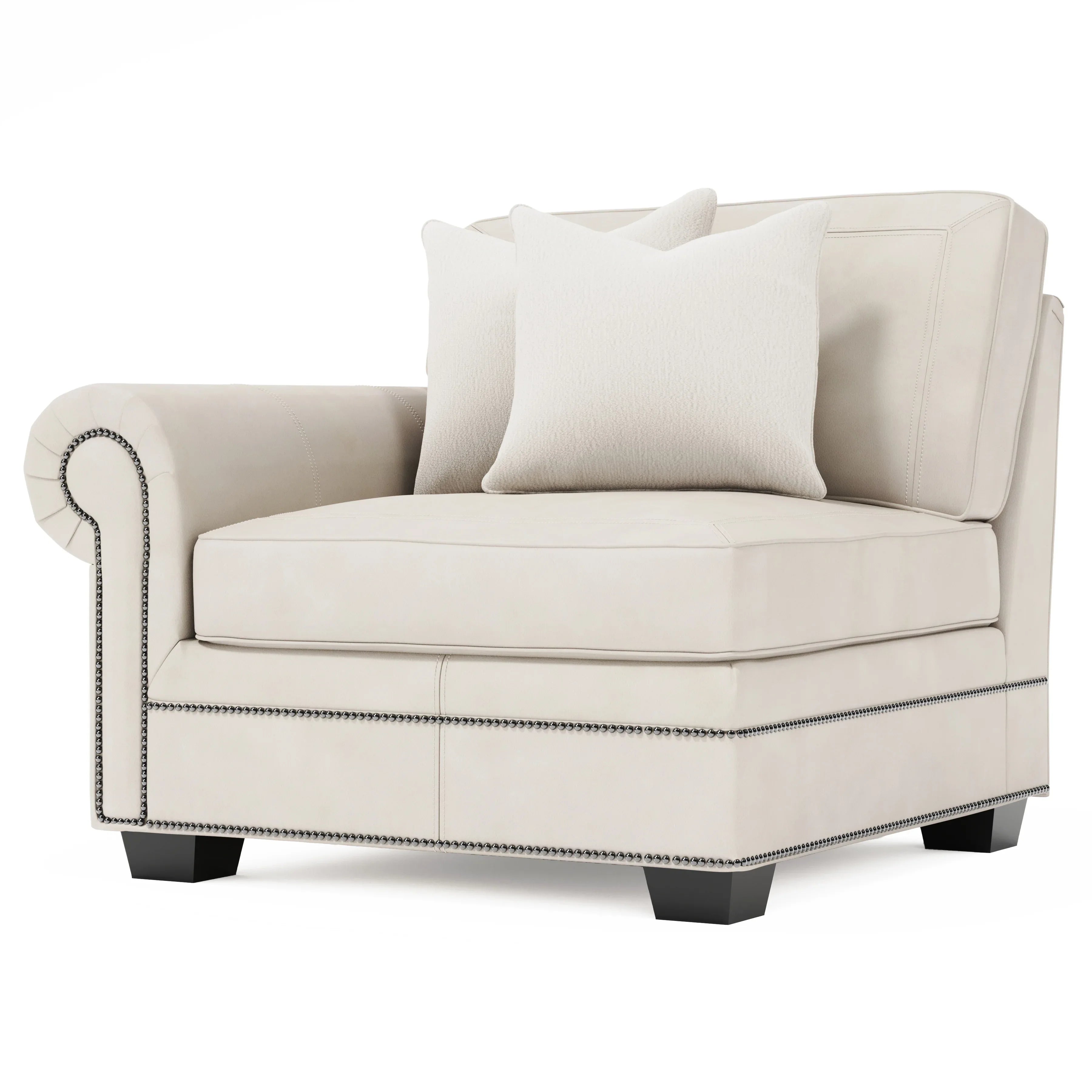 Grandview Leather Left Arm Chair Bernhardt Living