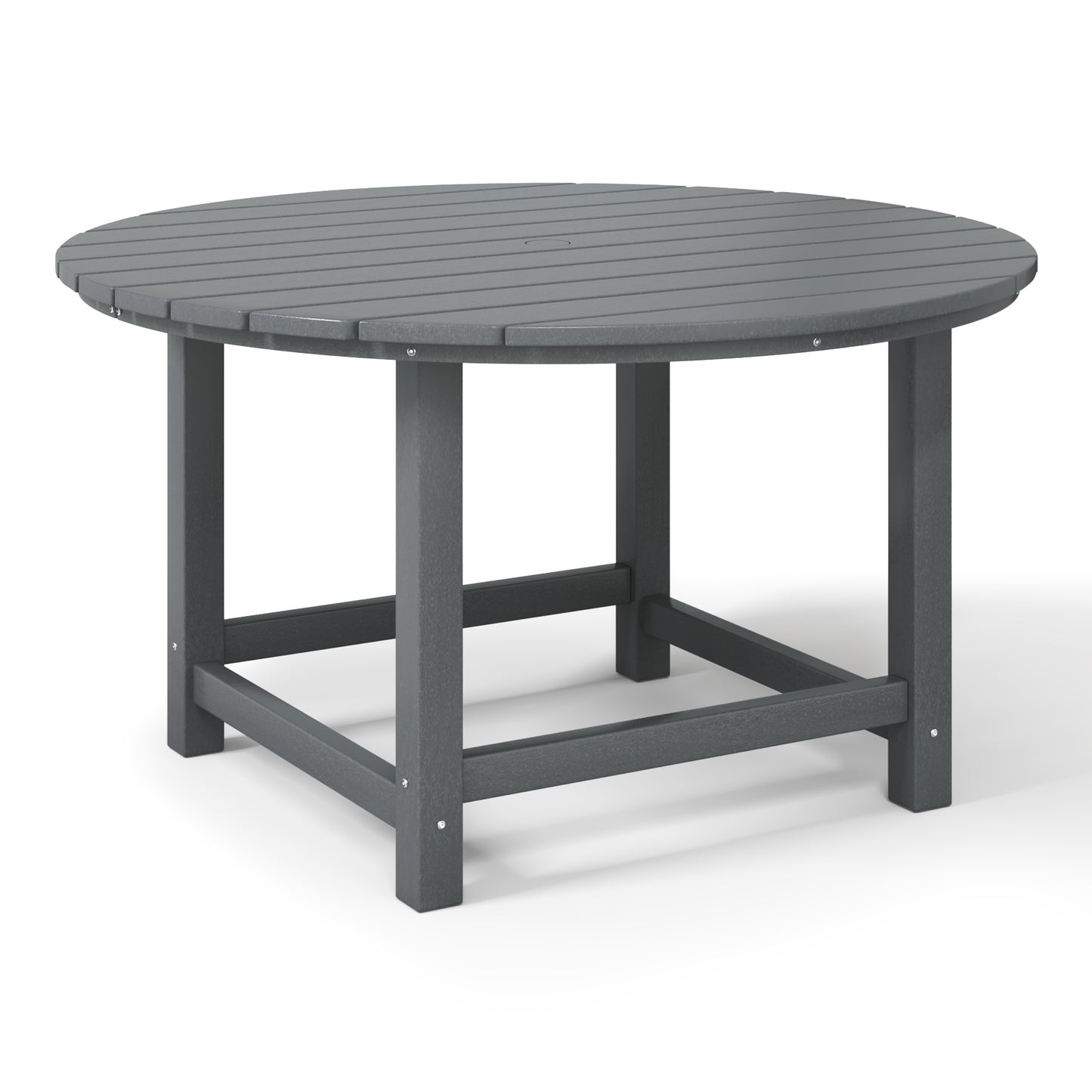 Tiny Terraces Kids' All-Weather Outdoor Round Dining Table (38" Wide) Gray Seahawk Designs Kids Patio Dining Tables