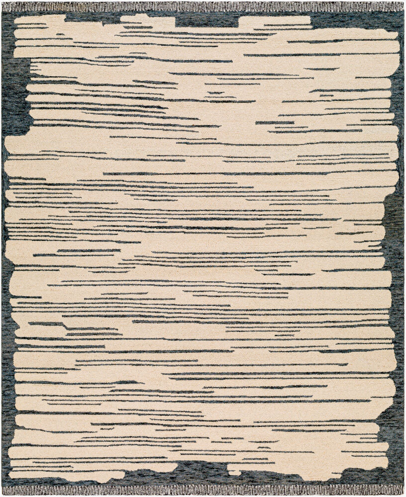 Cherokee Handmade Rug — Black/Charcoal