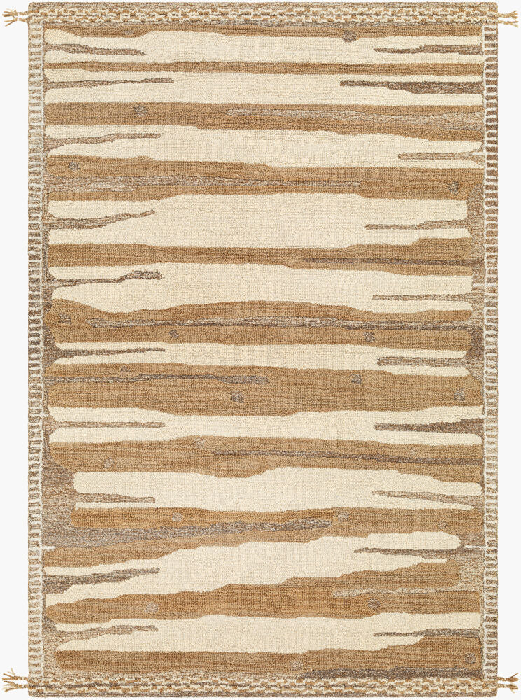 Cherokee Handmade Rug — Brown/Dark Brown