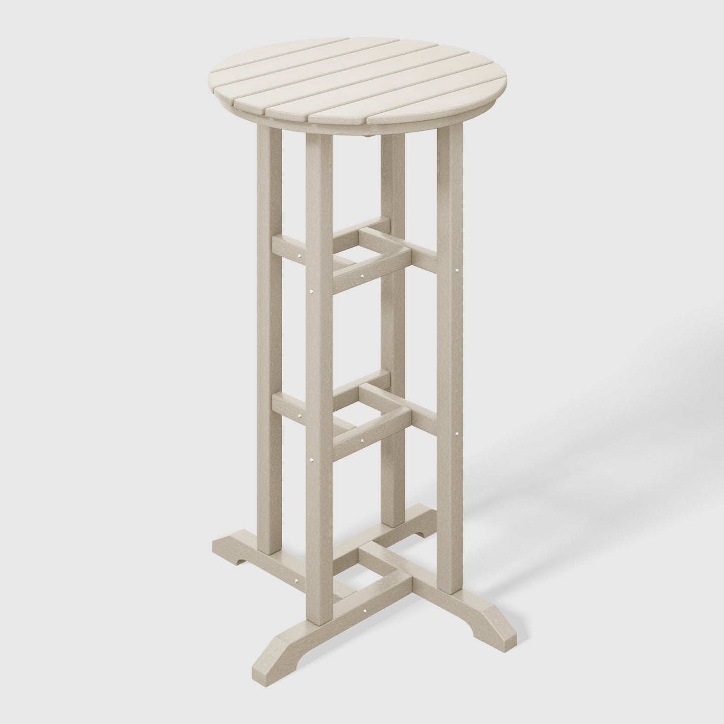 Stockholm All-Weather Outdoor Round Bar Bistro Table (42" Height) Seahawk Designs Patio Bar Tables