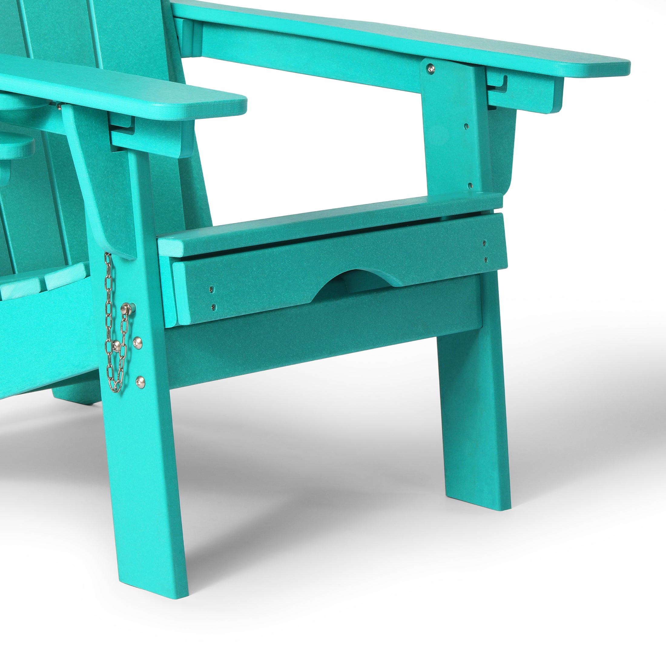Chatham Folding Adjustable Adirondack Chair with Cup Holder and Hideaway Ottoman Seahawk Designs Adirondack Chairs