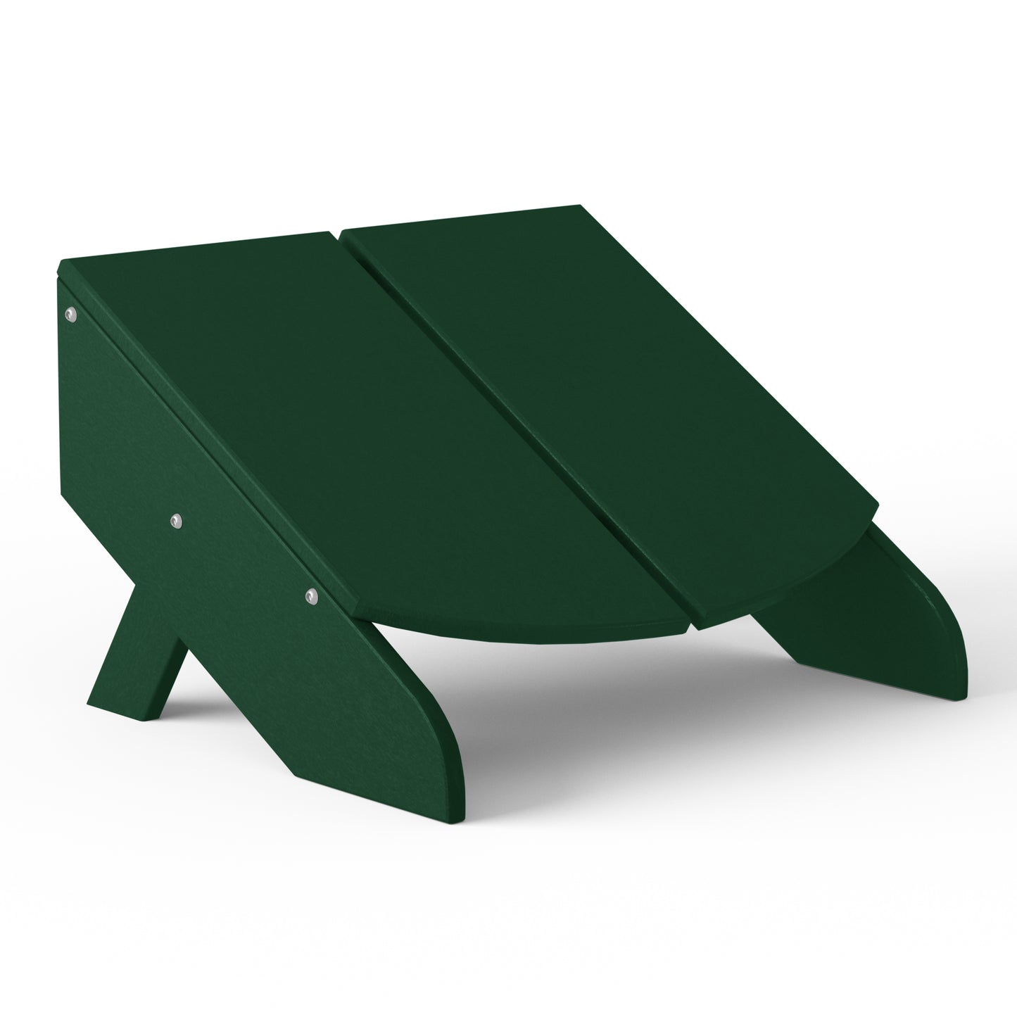 La Quinta Modern Ottoman Dark Green Seahawk Designs Patio Ottomans