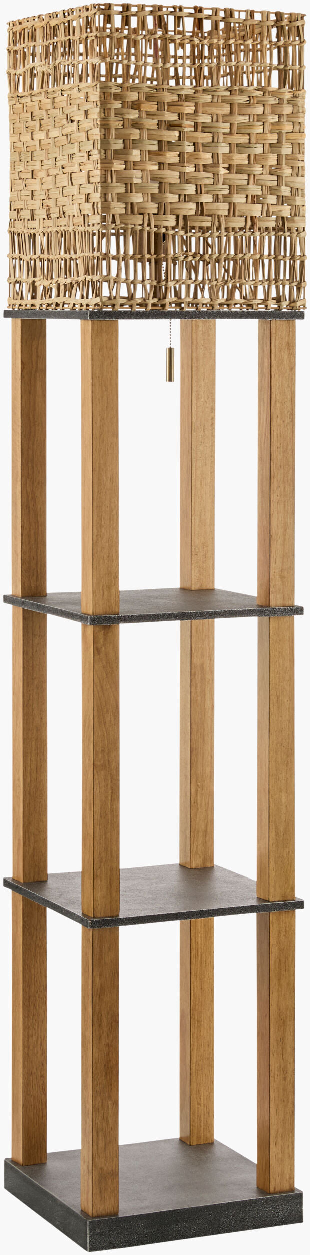 Civita Accent Floor Lamp — Brown