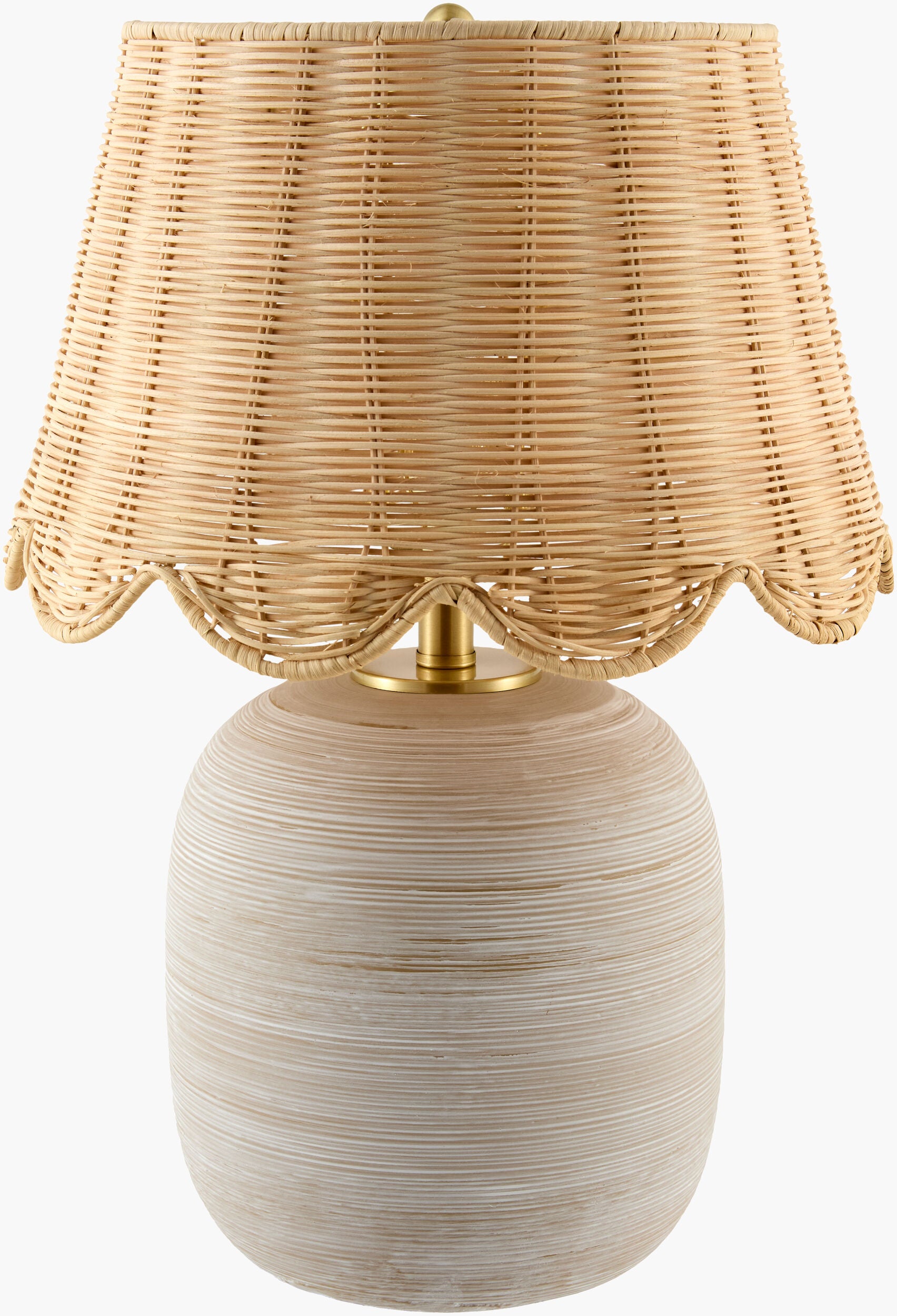 Caliah Accent Table Lamp — Cream
