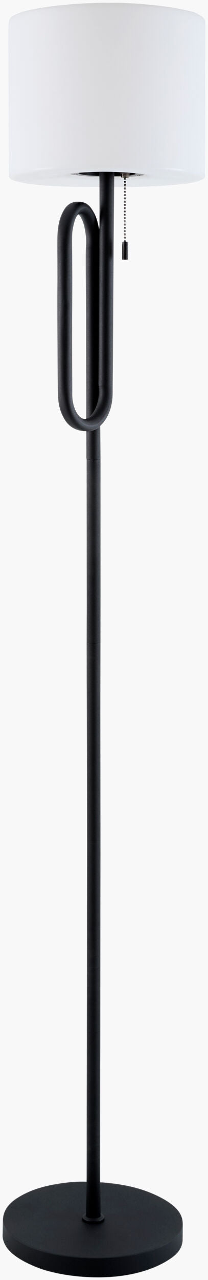 Clamora Accent Floor Lamp — Black