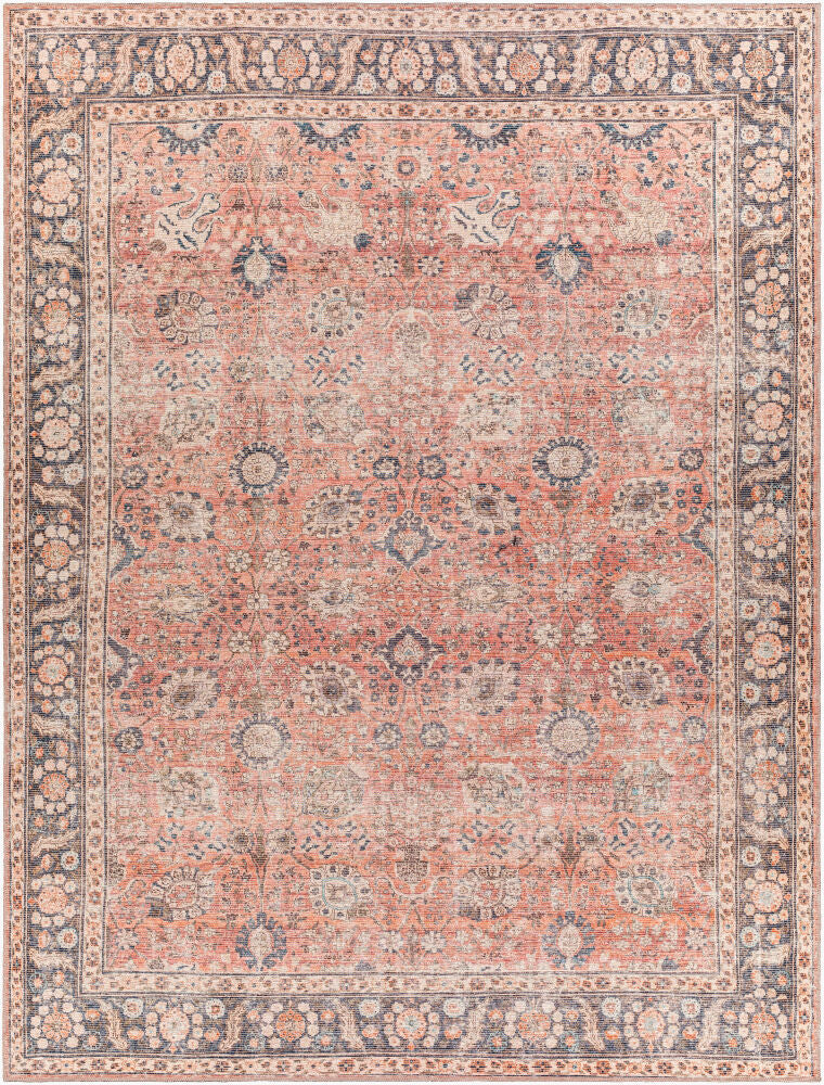 Colin Machine Woven Rug — Black/Blue