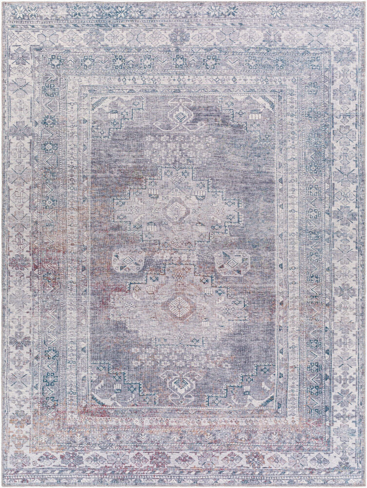 Colin Machine Woven Rug — Brown/Charcoal