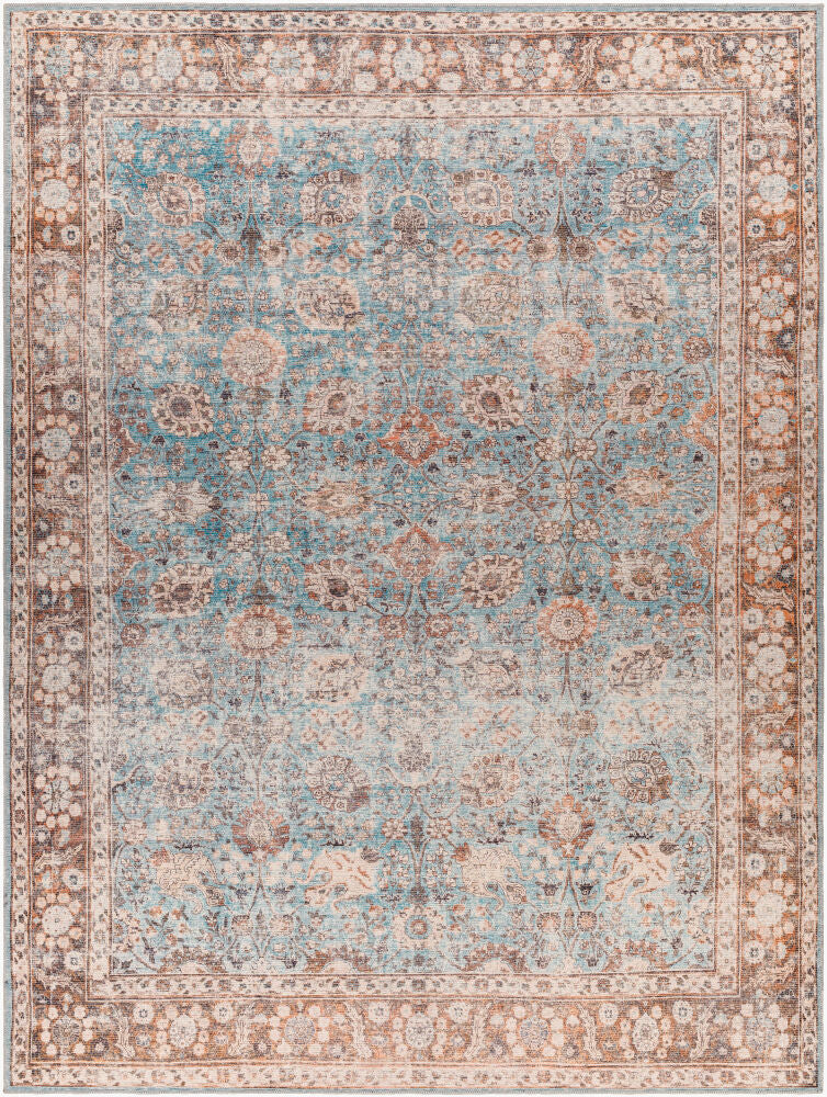Colin Machine Woven Rug — Brown/Cream