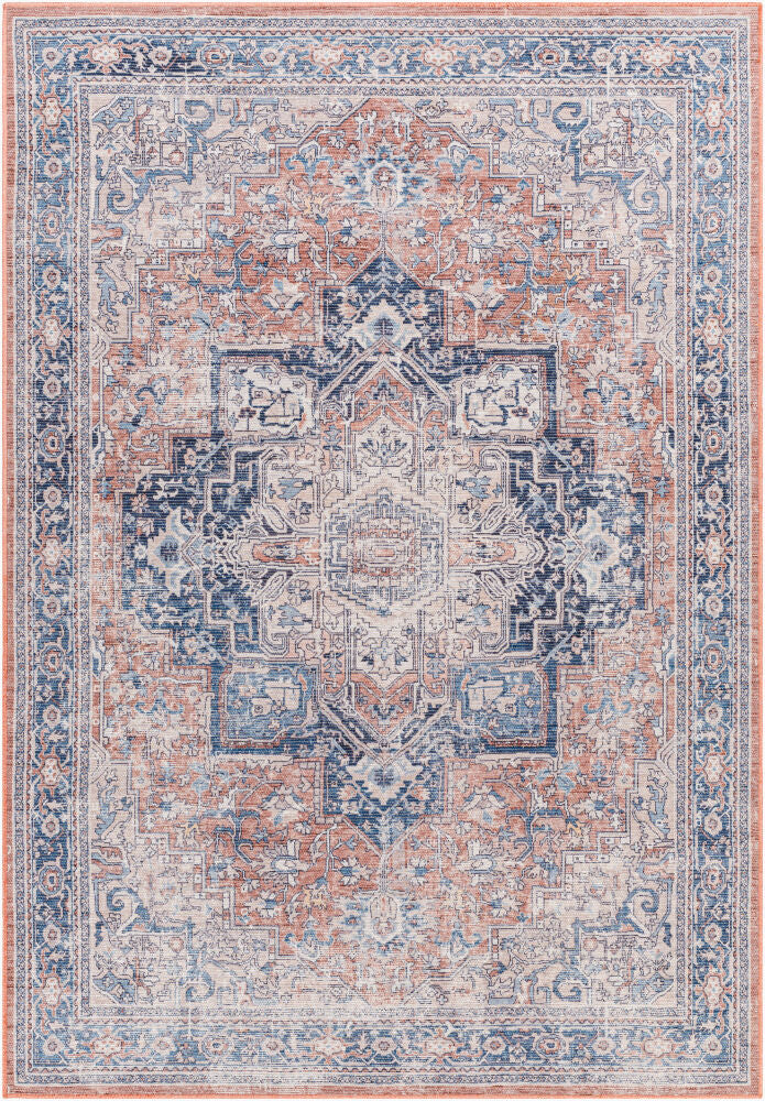 Colin Machine Woven Rug — Charcoal/Denim