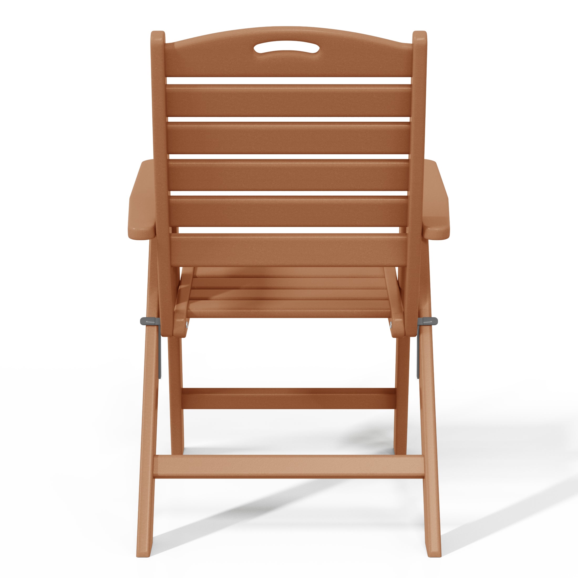 Aarhus All-Weather Outdoor Patio Folding Tall Back Dining Chair (38" High) Seahawk Designs Patio Dining Chairs