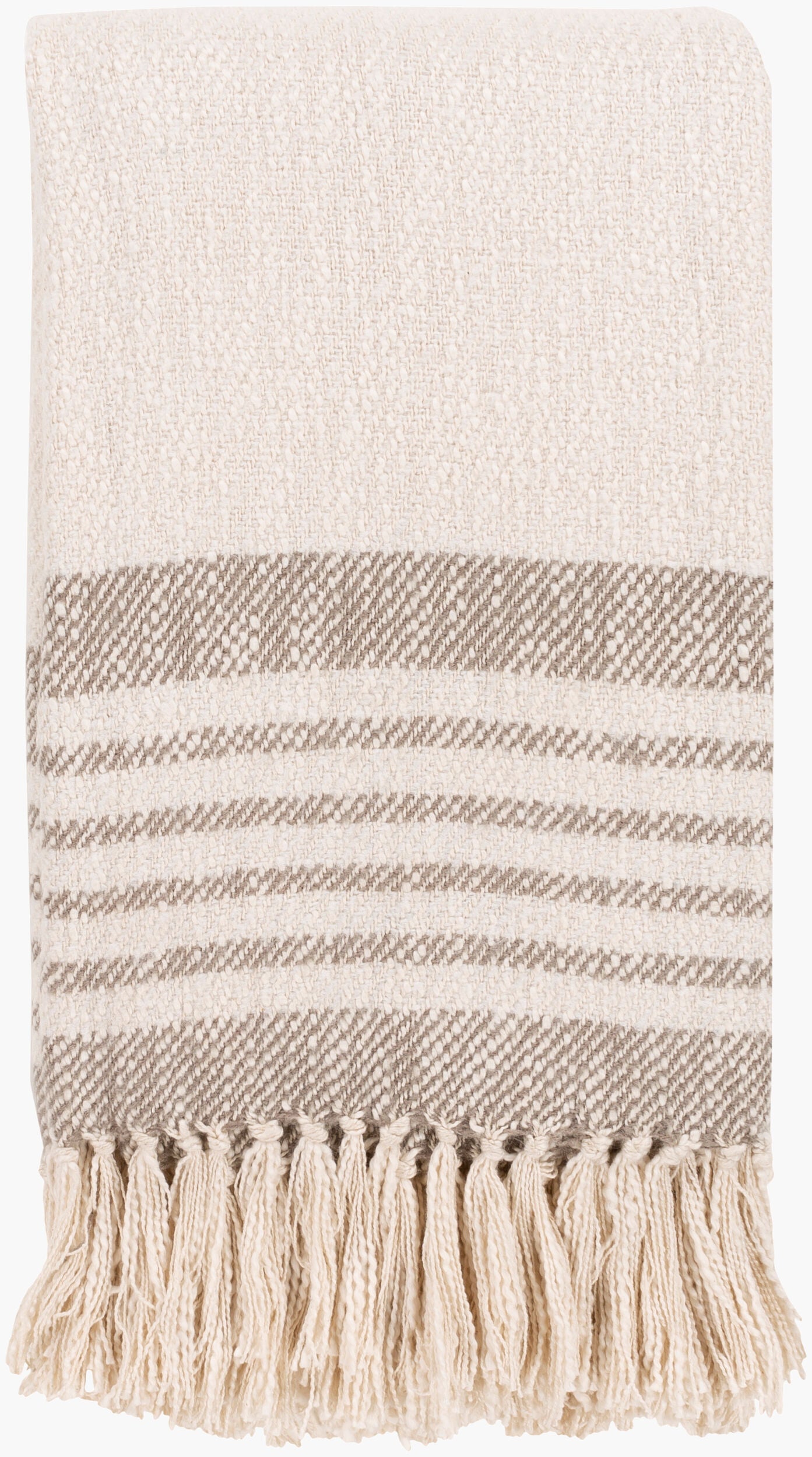 Chamonix Throw — Cream/Taupe