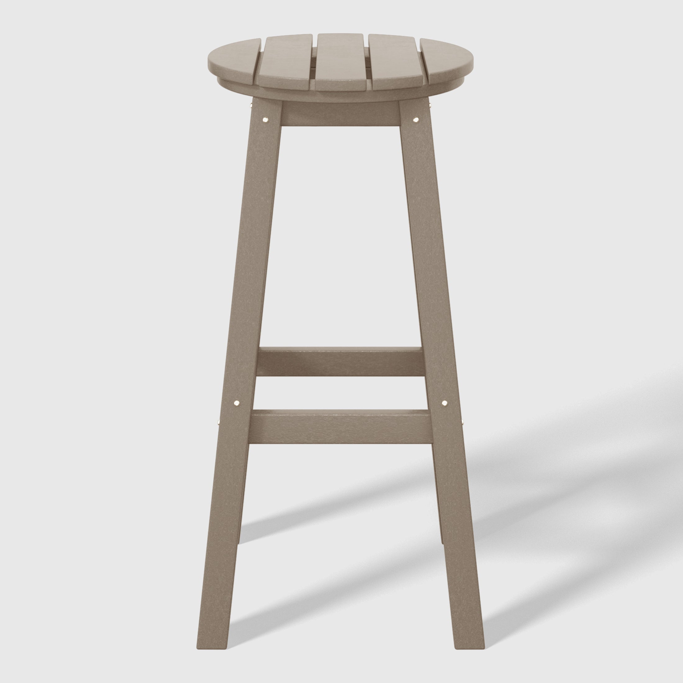 Stockholm All-Weather Outdoor Round Bar Stool (29" Height) Seahawk Designs Patio Bar & Counter Stools