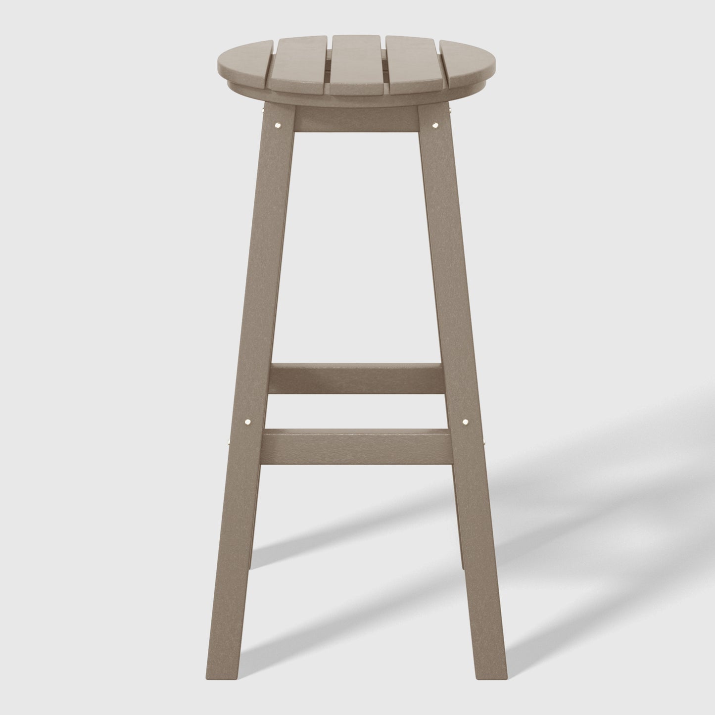 Stockholm All-Weather Outdoor Round Bar Stool (29" Height) Seahawk Designs Patio Bar & Counter Stools