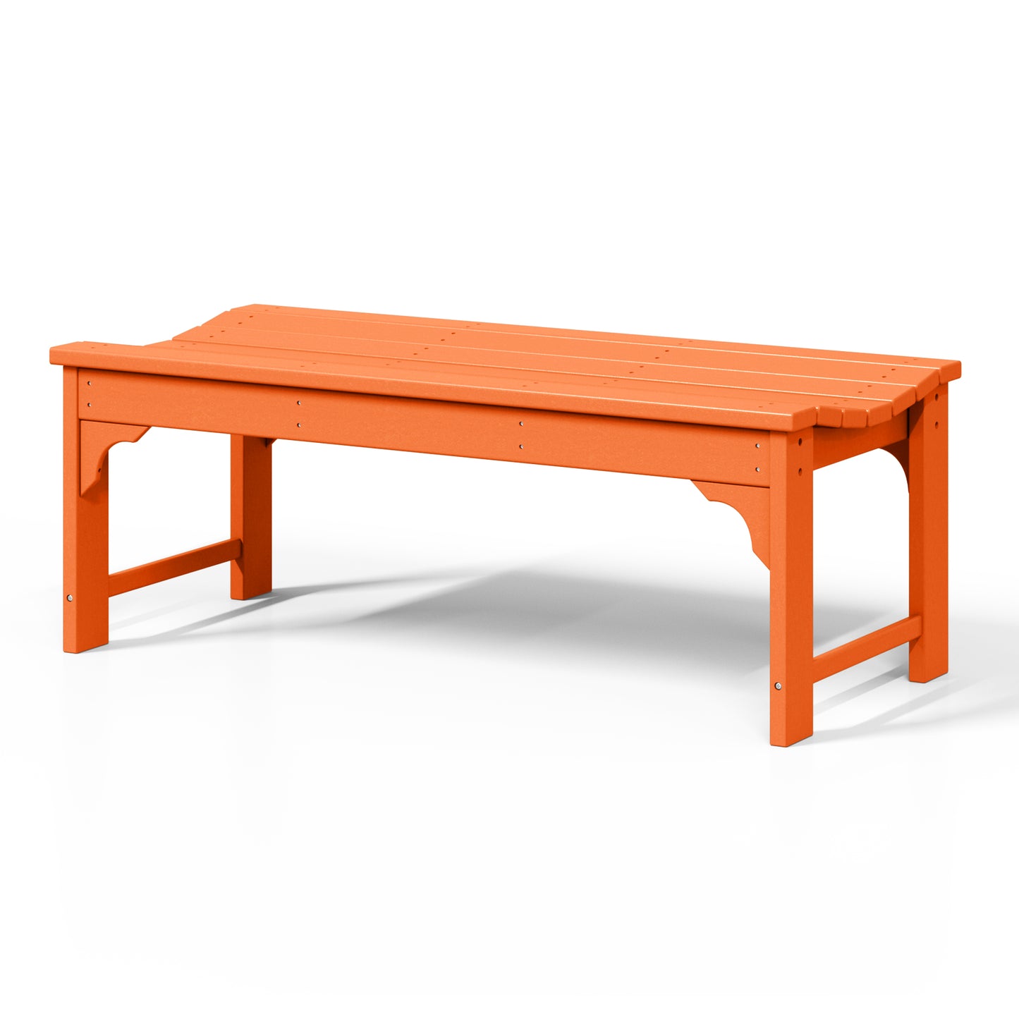 Concord All-Weather Outdoor Garden Backless Bench (46" Wide) Seahawk Designs Patio Benches