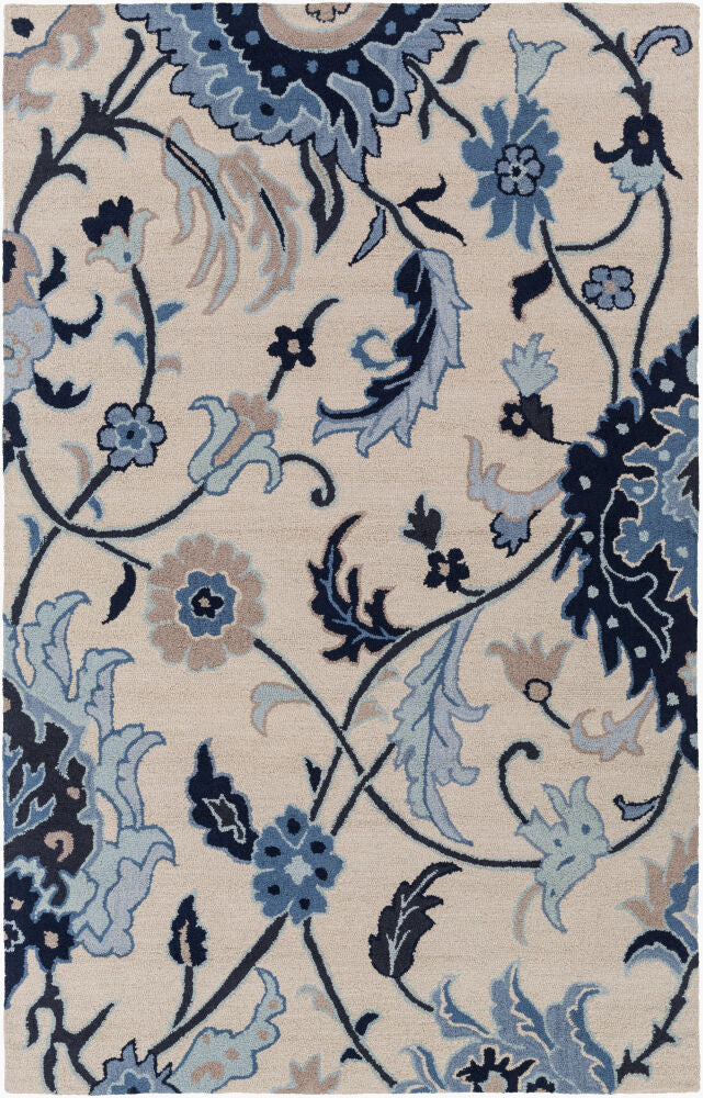 Centennial Handmade Rug — Beige/Dark Blue