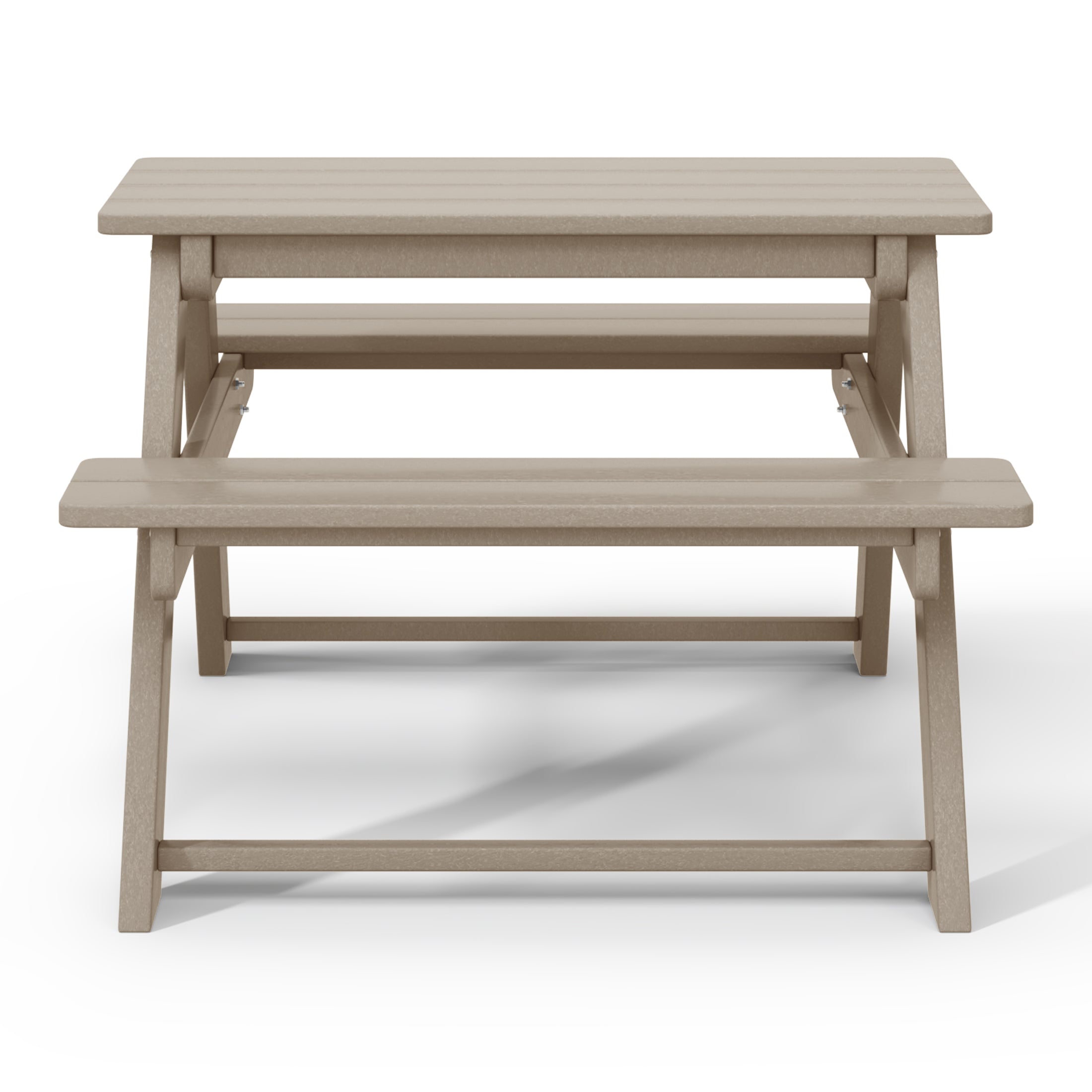 Tiny Terraces Kids' All-Weather Outdoor Picnic Table Seahawk Designs Kids Picnic Tables