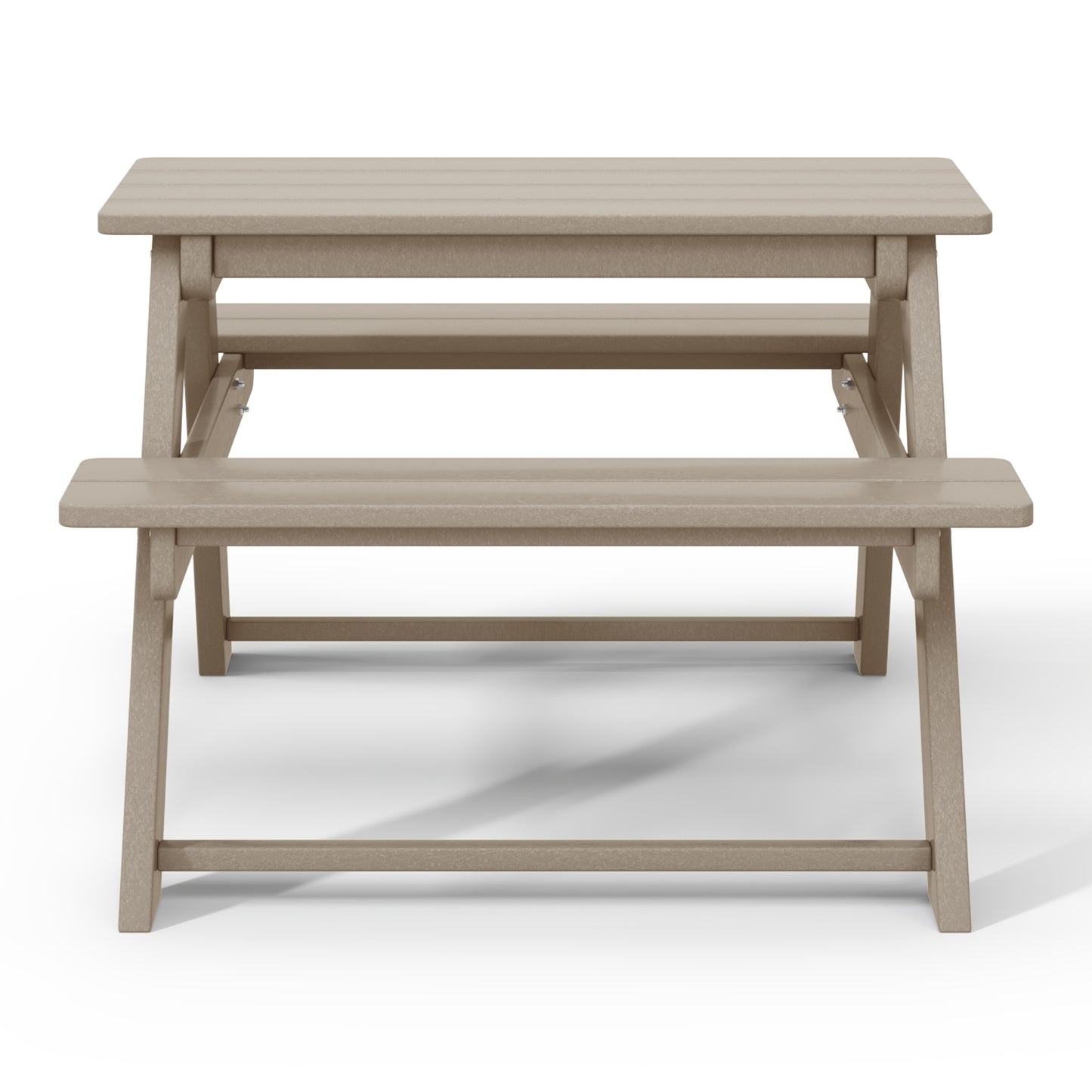Tiny Terraces Kids' All-Weather Outdoor Picnic Table Seahawk Designs Kids Picnic Tables