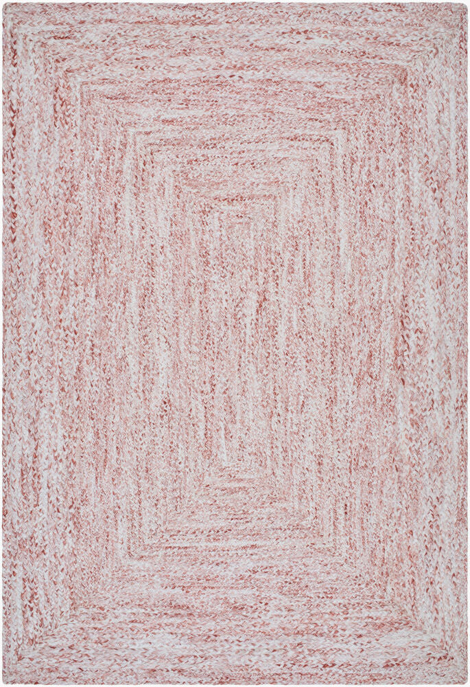 Cologne Handmade Rug — Rust/White