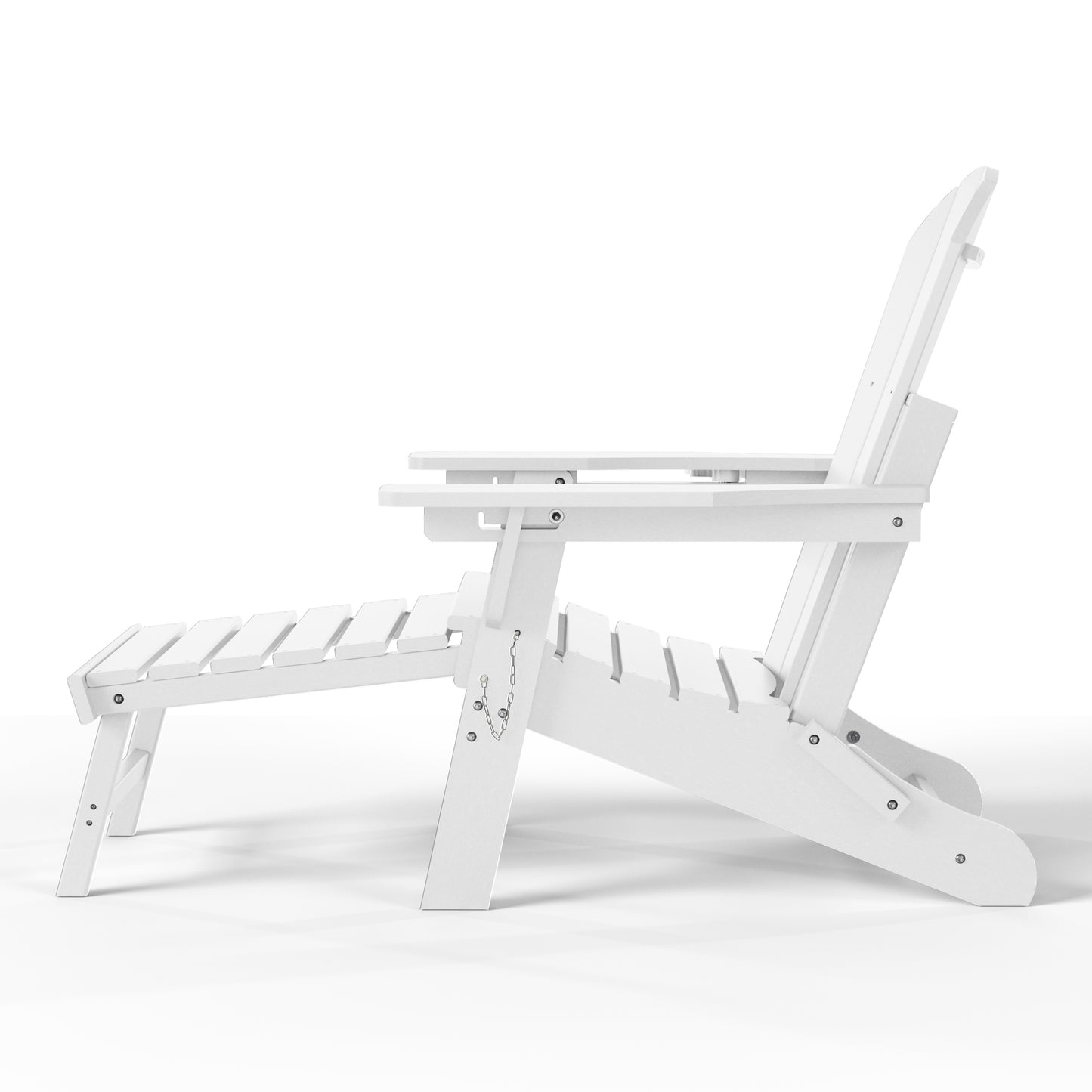 Chatham Folding Adjustable Adirondack Chair with Cup Holder and Hideaway Ottoman Seahawk Designs Adirondack Chairs