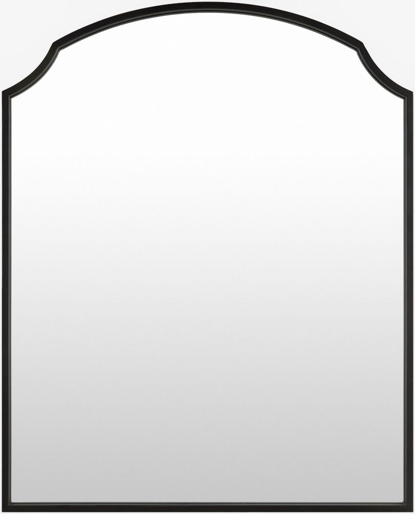 Corbin Mantel Mirror — Black