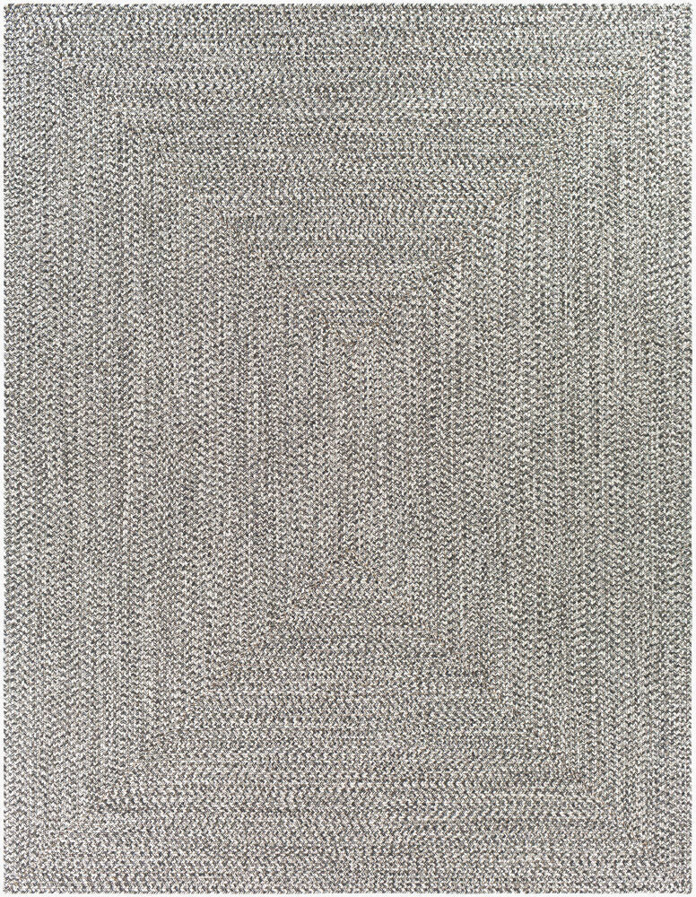 Chesapeake Bay Machine Woven Rug — Black/Charcoal