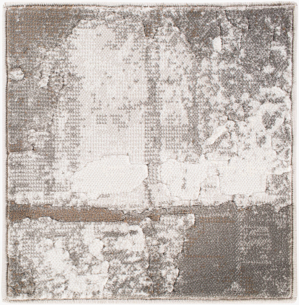 Contempo Machine Woven Rug — Beige/Black