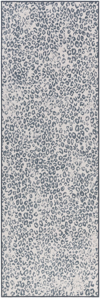Contempo Machine Woven Rug — Charcoal/Cream