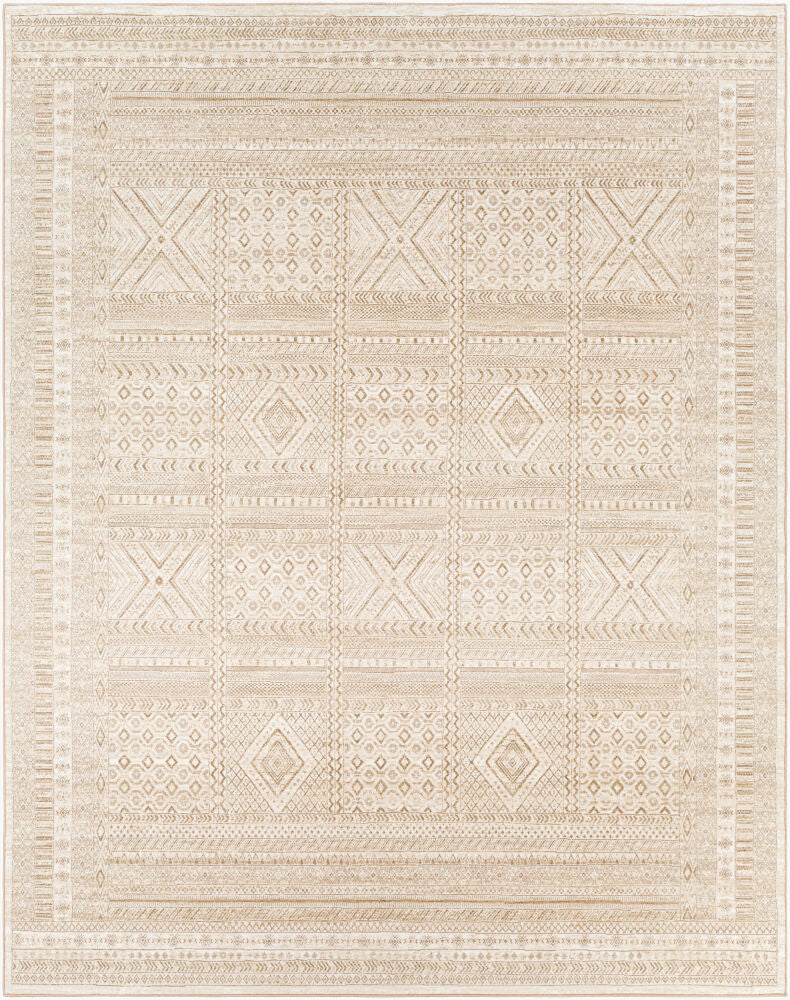 Contempo Machine Woven Rug — Brown/Cream