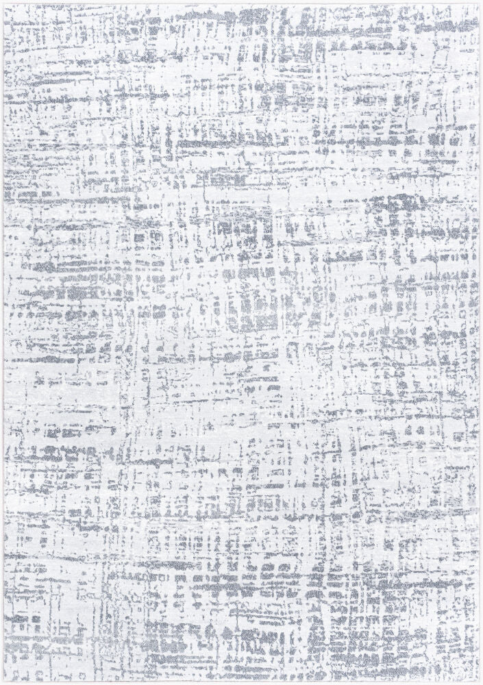 Contempo Machine Woven Rug — Charcoal/Cream