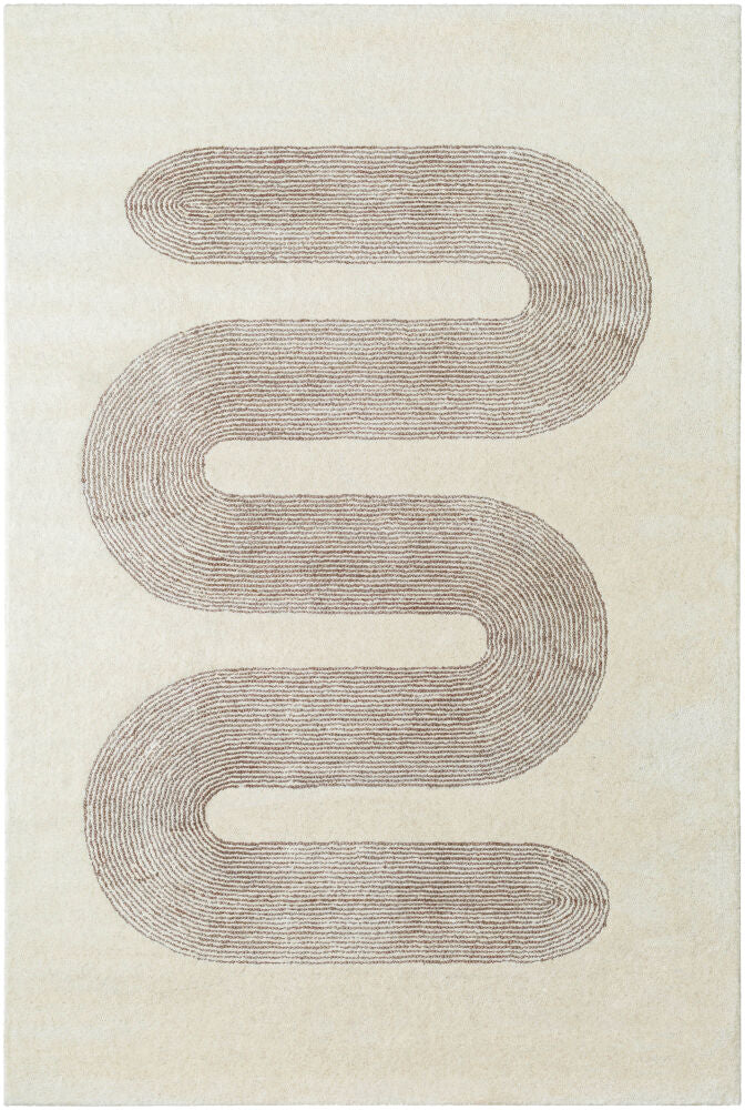 Carolena Handmade Rug — Ivory/Taupe