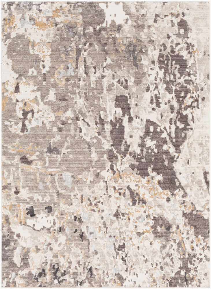 Crescendo Machine Woven Rug — Brown/Light Beige