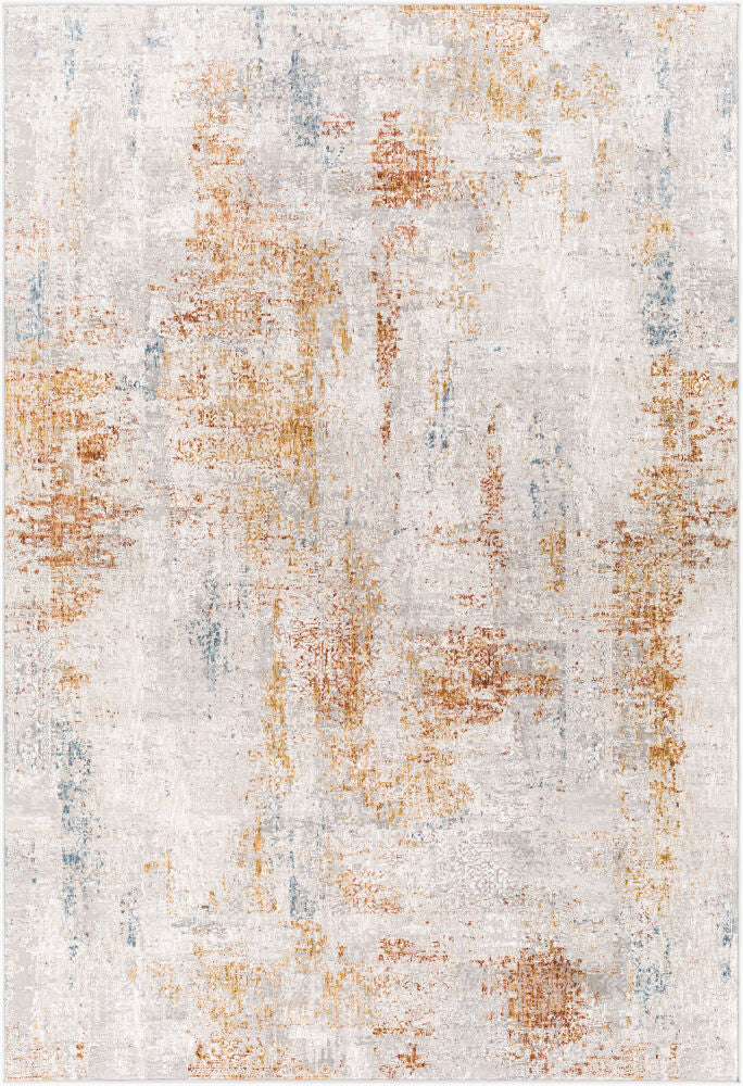 Carmel Machine Woven Rug — Blue/Brown
