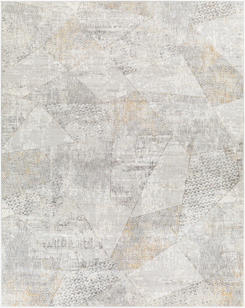 Carmel Machine Woven Rug — Gray/Light Gray