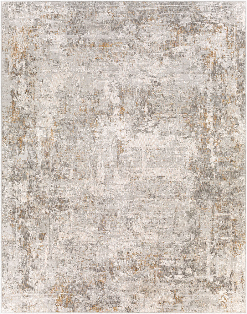 Carmel Machine Woven Rug — Brown/Dark Blue