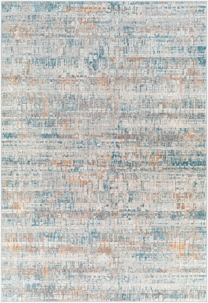 Carmel Machine Woven Rug — Blue/Brown