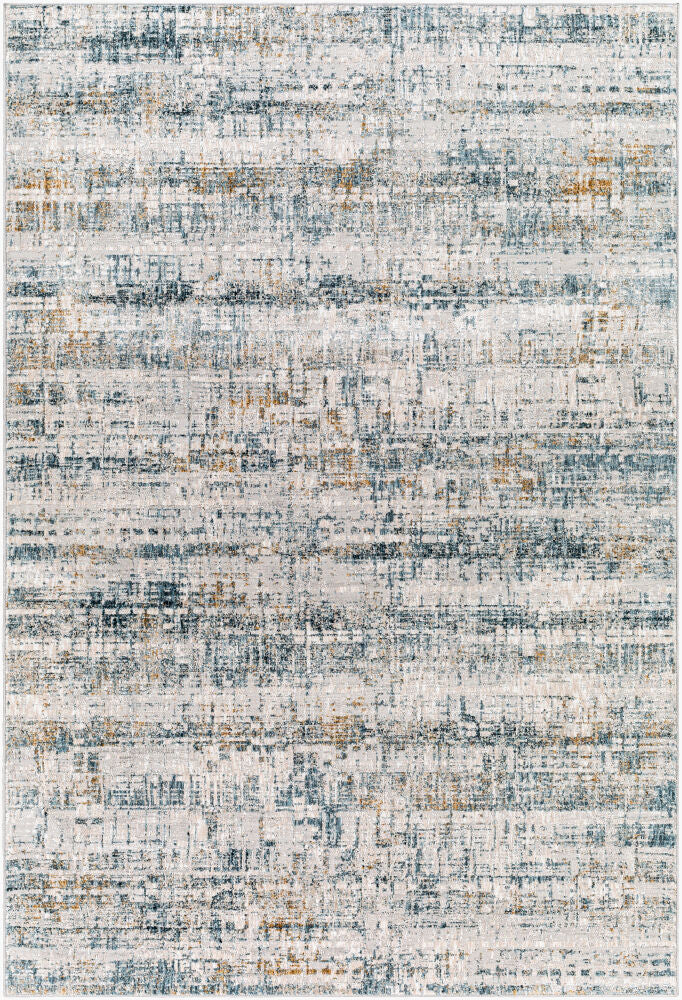 Carmel Machine Woven Rug — Blue/Brown