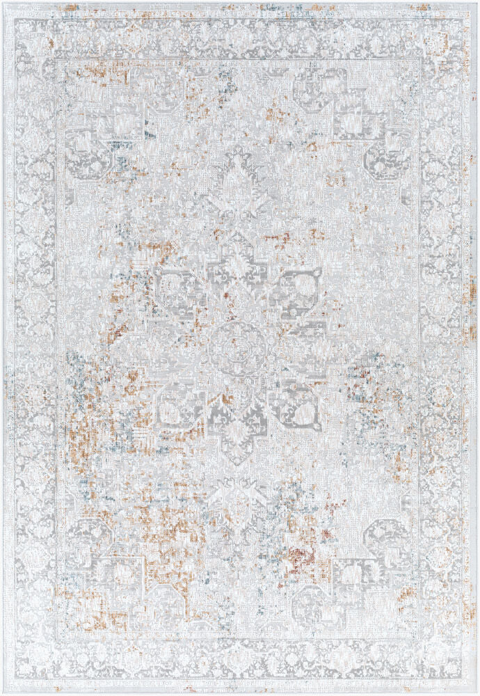 Carmel Machine Woven Rug — Blue/Brown