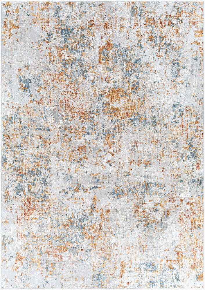Carmel Machine Woven Rug — Blue/Brown