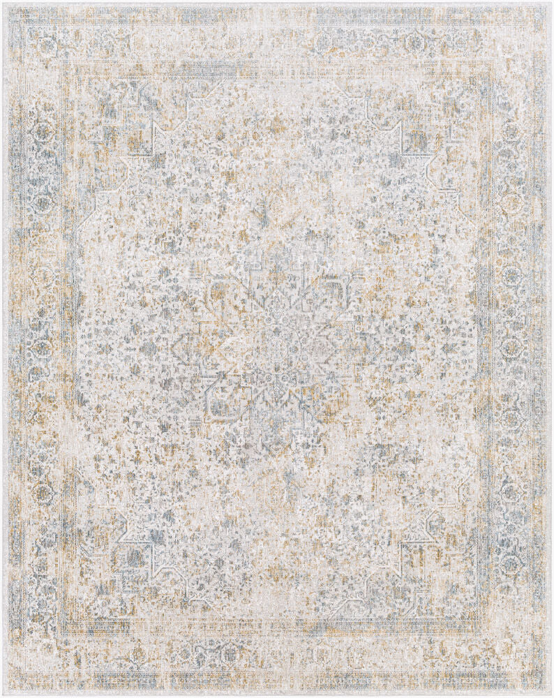 Carmel Machine Woven Rug — Brown/Light Gray