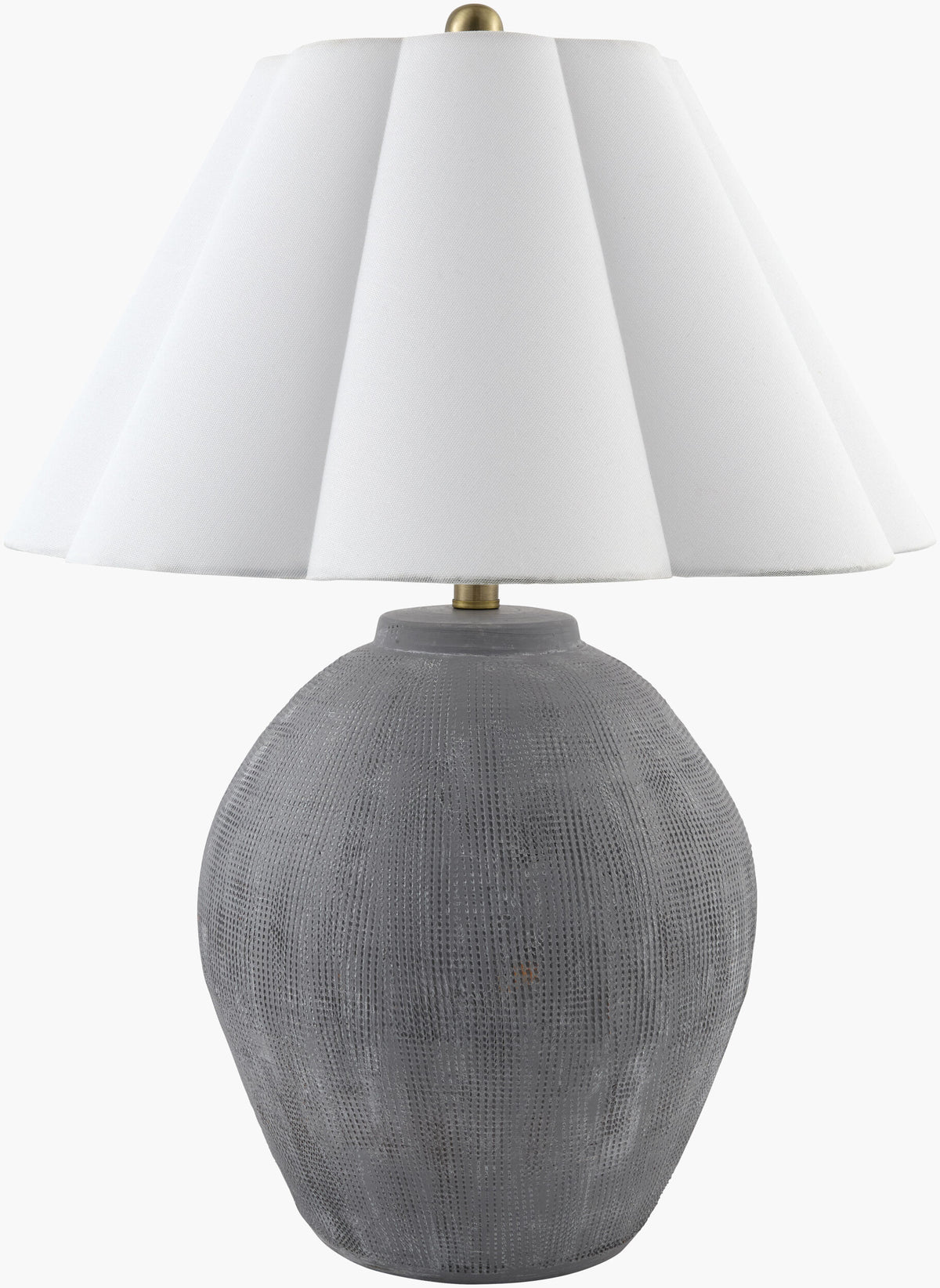 Cerone Accent Table Lamp — Gray