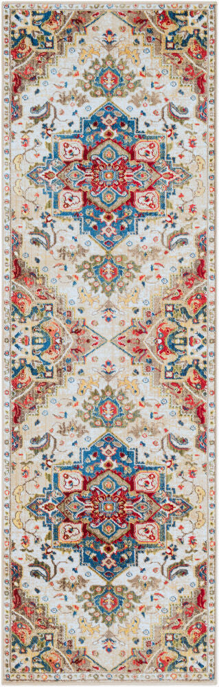 Crafty Machine Woven Rug — Burgandy/Dark Blue