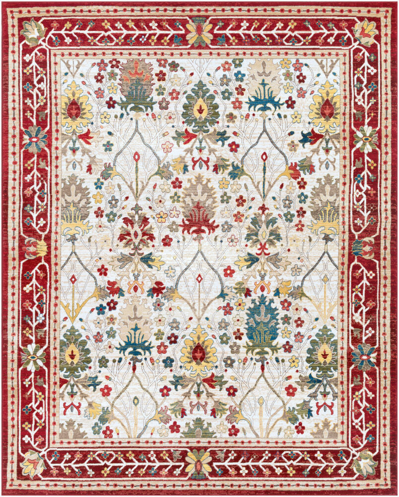 Crafty Machine Woven Rug — Burgandy/Dark Blue