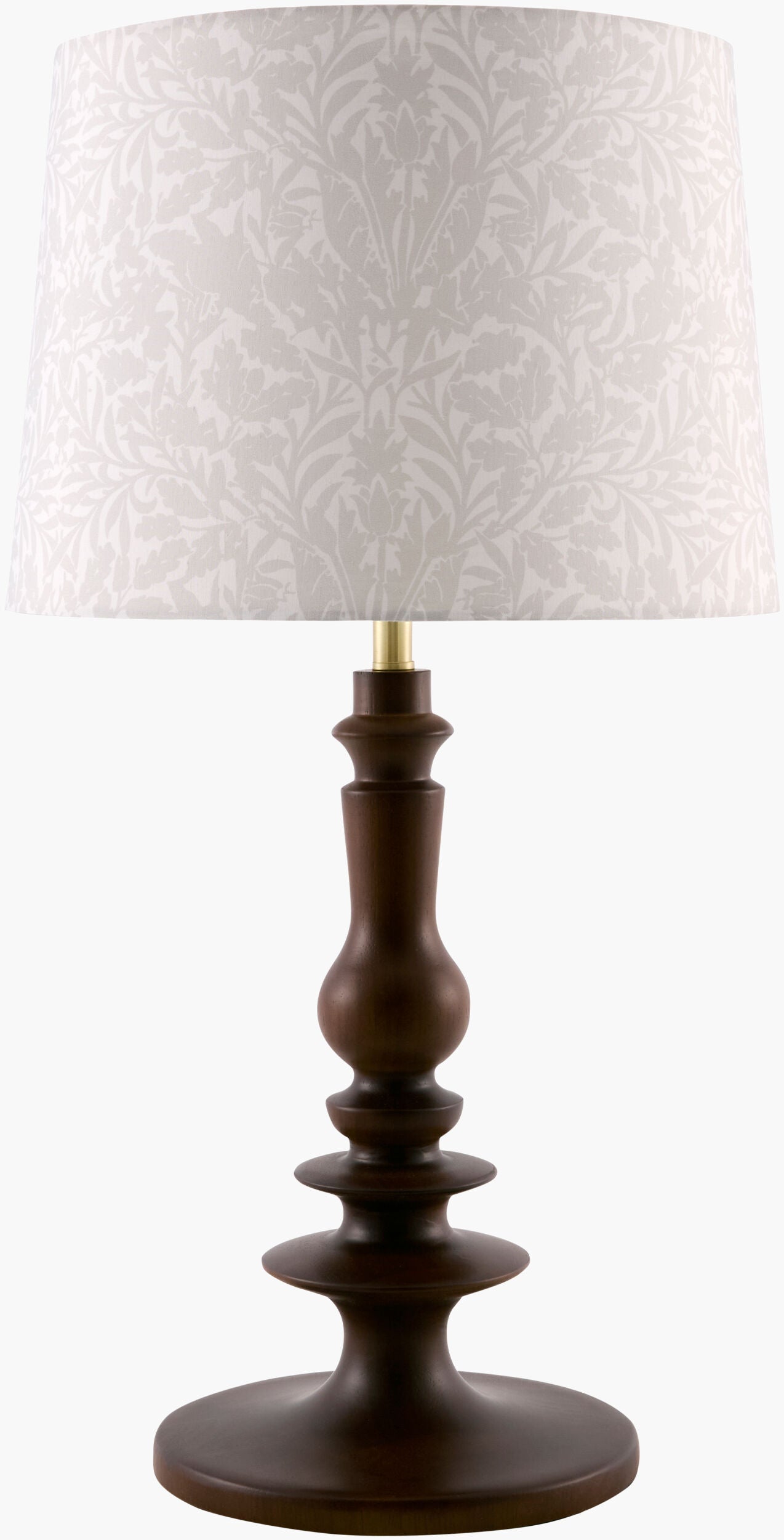 Corven Accent Table Lamp — Dark Brown