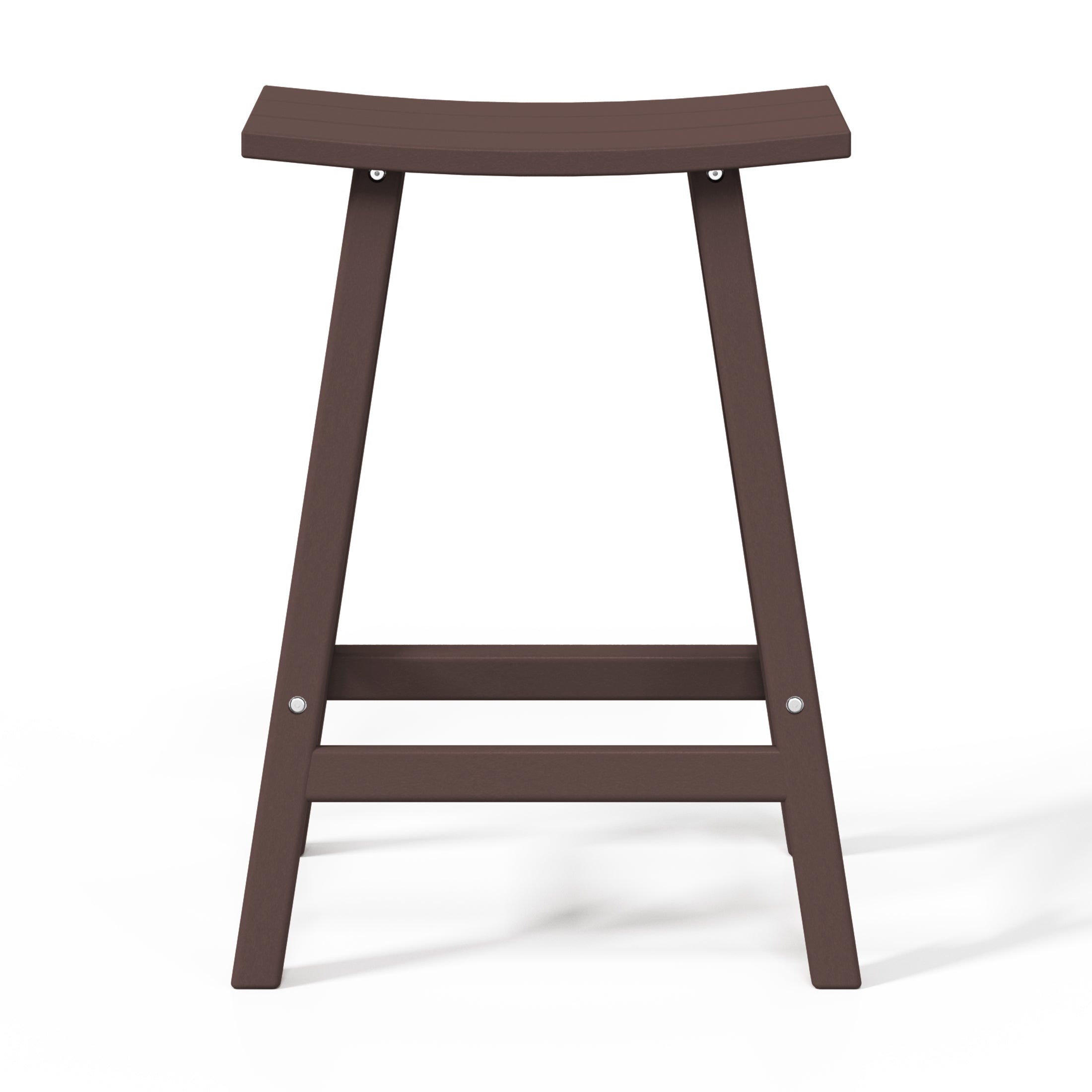 Stockholm All-Weather Outdoor Saddle Counter Stool (24" Height) Seahawk Designs Patio Bar & Counter Stools