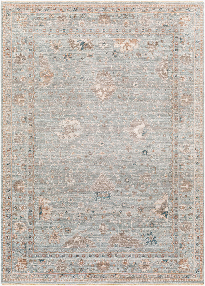 Carlisle Machine Woven Rug — Dark Blue/Dusty Pink